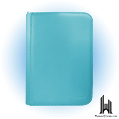 Ultra Pro Zip Binder Pro 4 Pocket - Vivid Light Blue